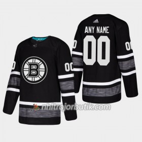 Män Ishockey Boston Bruins tröja med eget tryck Svart 2019 All-Star Adidas Authentic